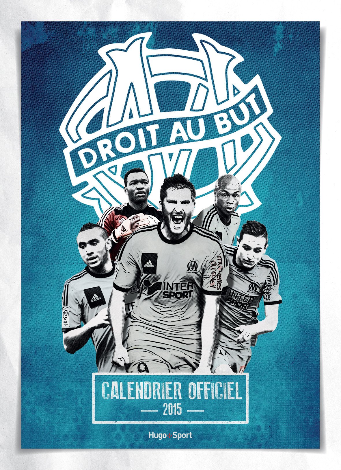 Calendrier mural Olympique de Marseille 2015 book