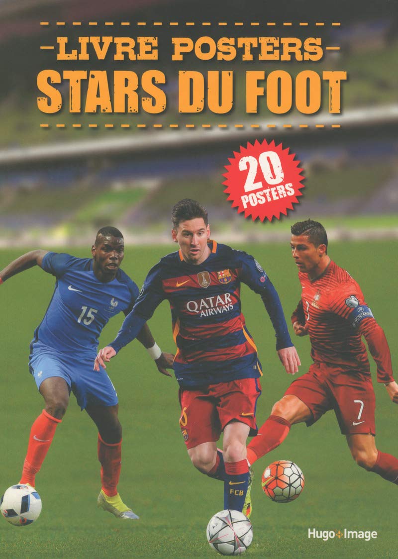 Livre posters Stars du foot book