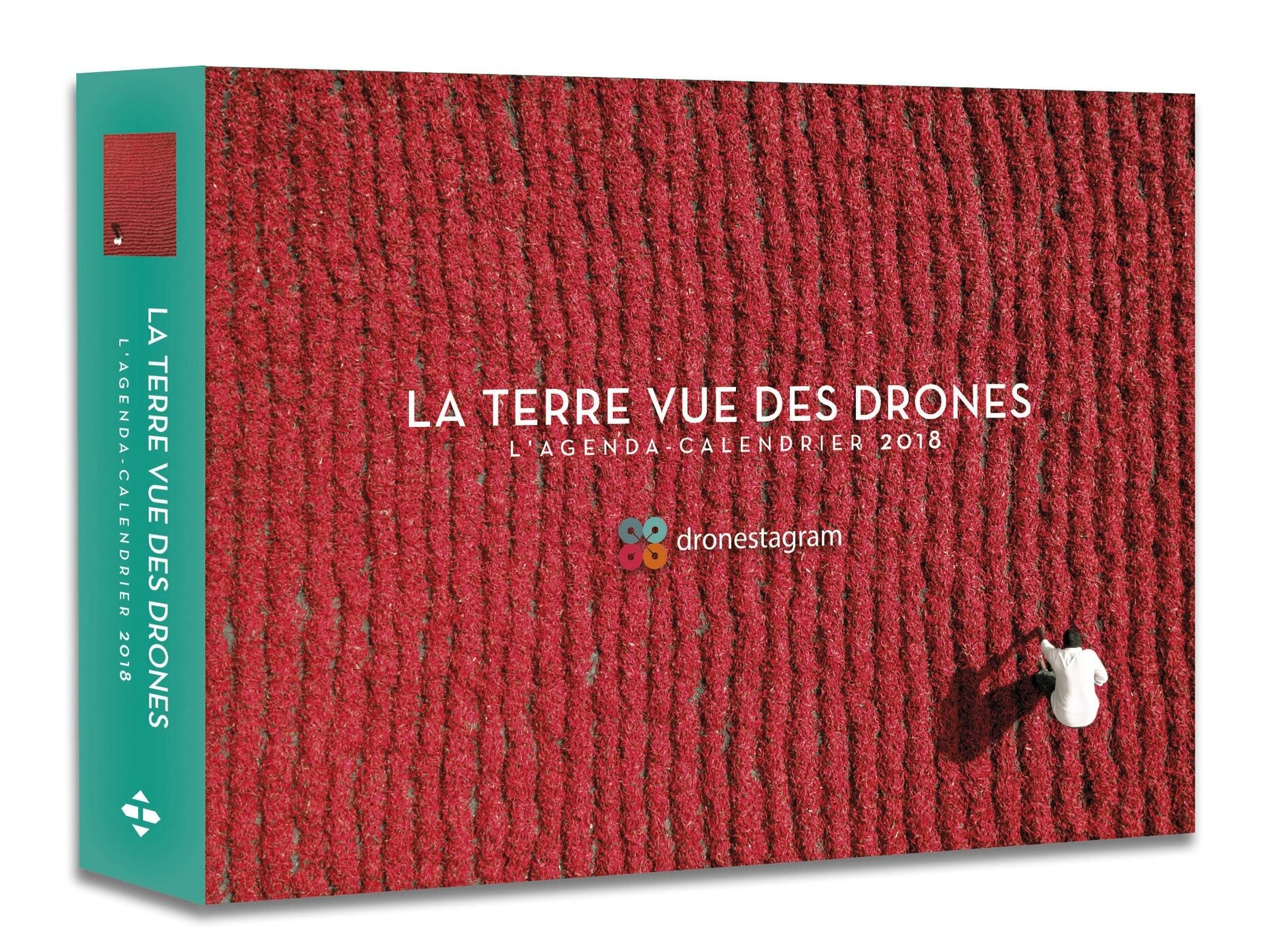 L'agenda-calendrier La Terre vue des drones 2018 book