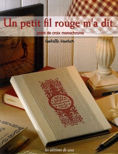 UN PETIT FIL ROUGE M'A DIT: Point de croix monochrome Hobbies & Crafts