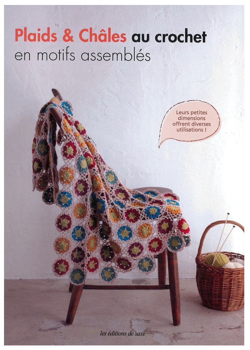 Plaids & châles au crochet en motifs assemblés book