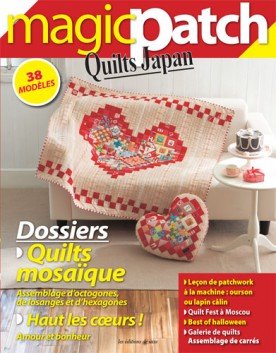 Magic Patch Quilts Japan n°8 - Quilts Mosaïque - Hauts les Coeurs book