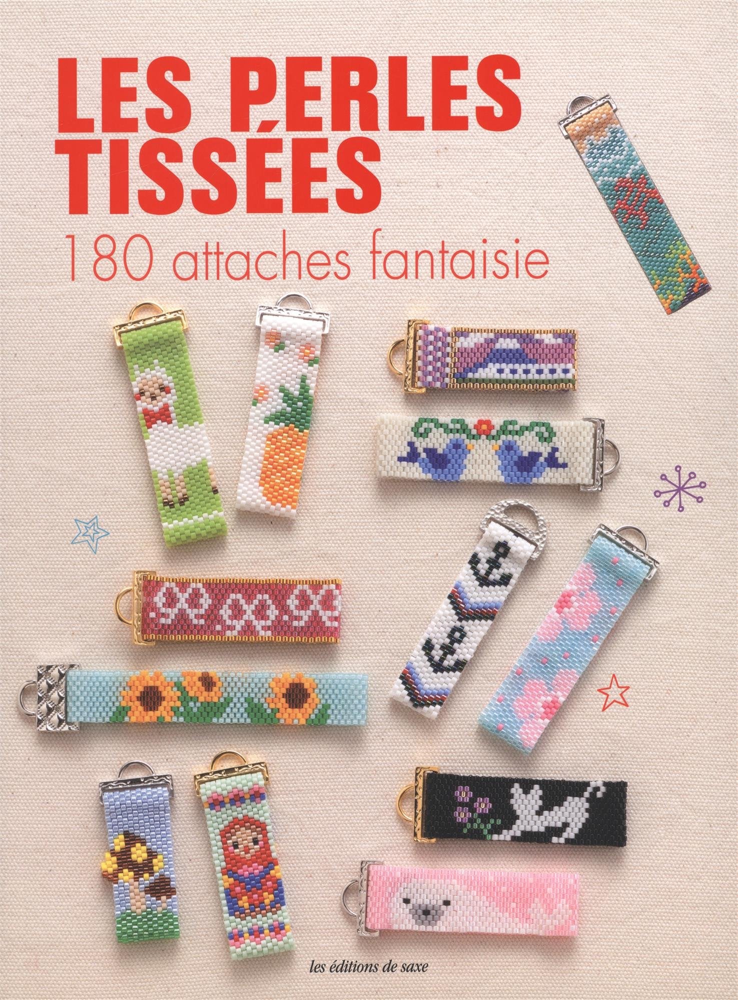 LES PERLES TISSEES: 180 attaches fantaisie Leisure, Home & Garden