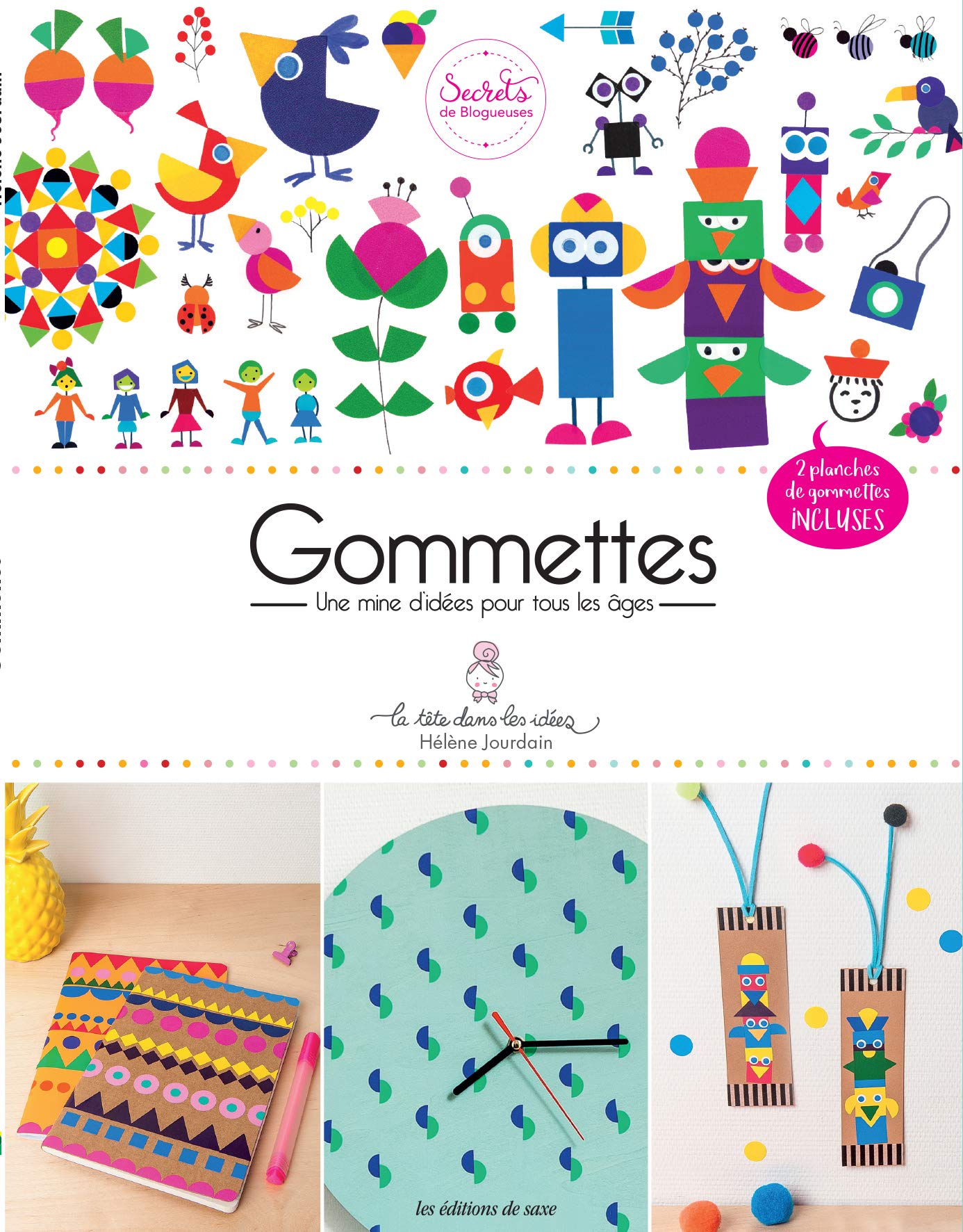 GOMMETTES:UNE MINE D'IDEES POUR TOUS LES AGES book