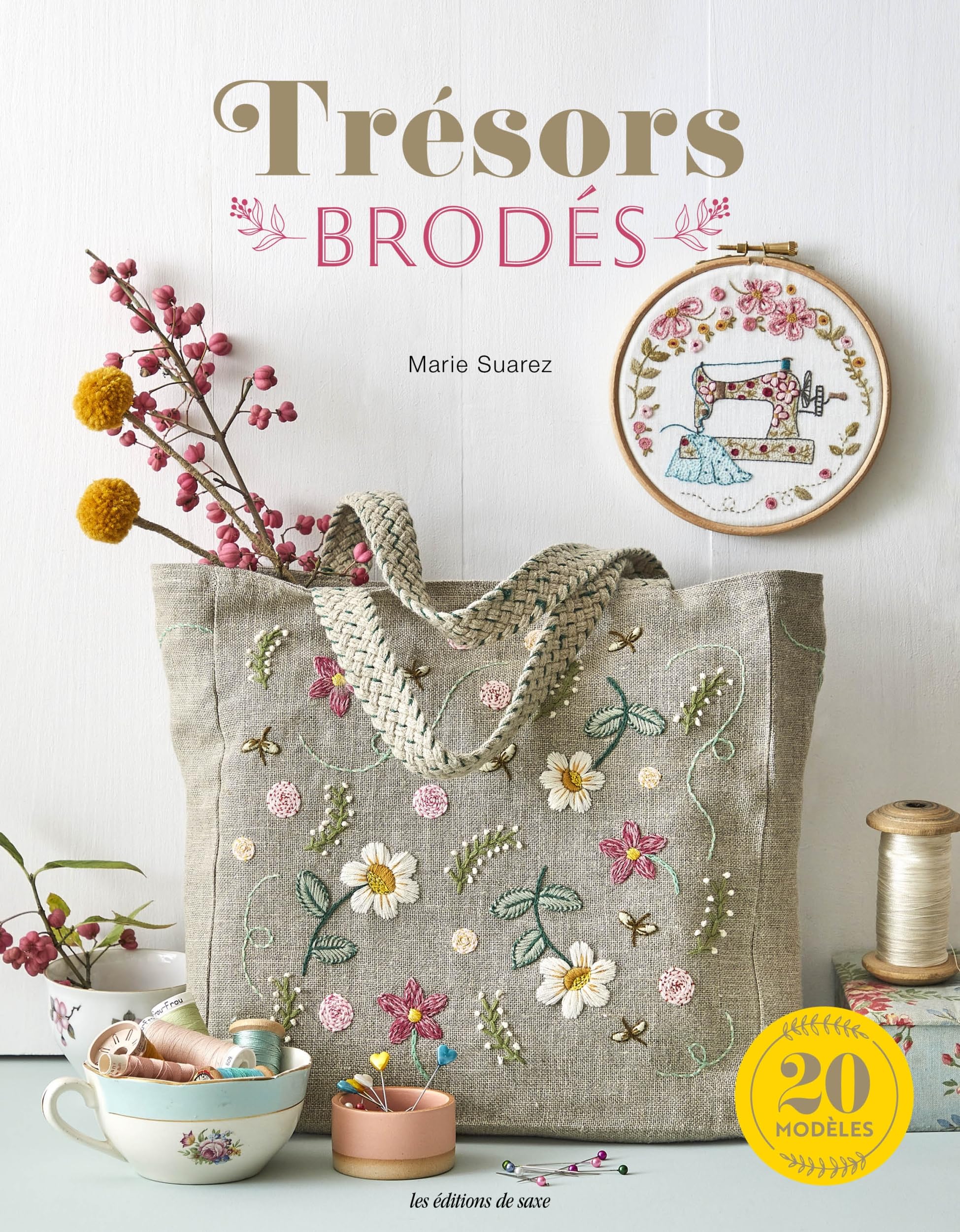 Trésors brodés: 20 projets romantiques et joyeux book