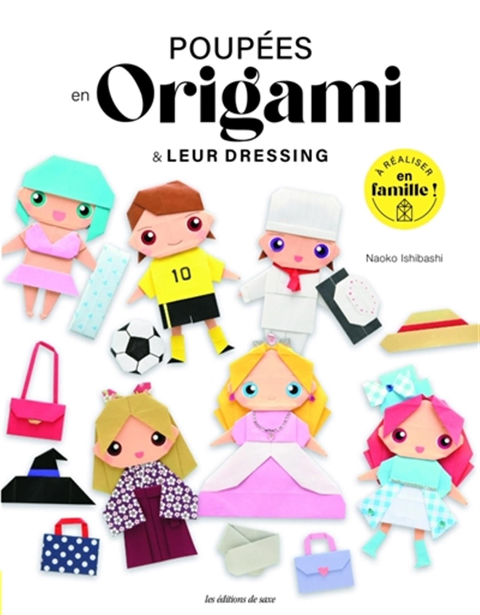 Poupées en origami & leur dressing book