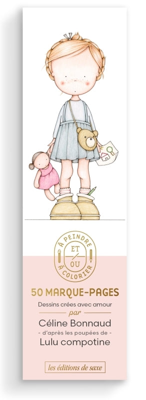 50 marque-pages à peindre et/ou à colorier book