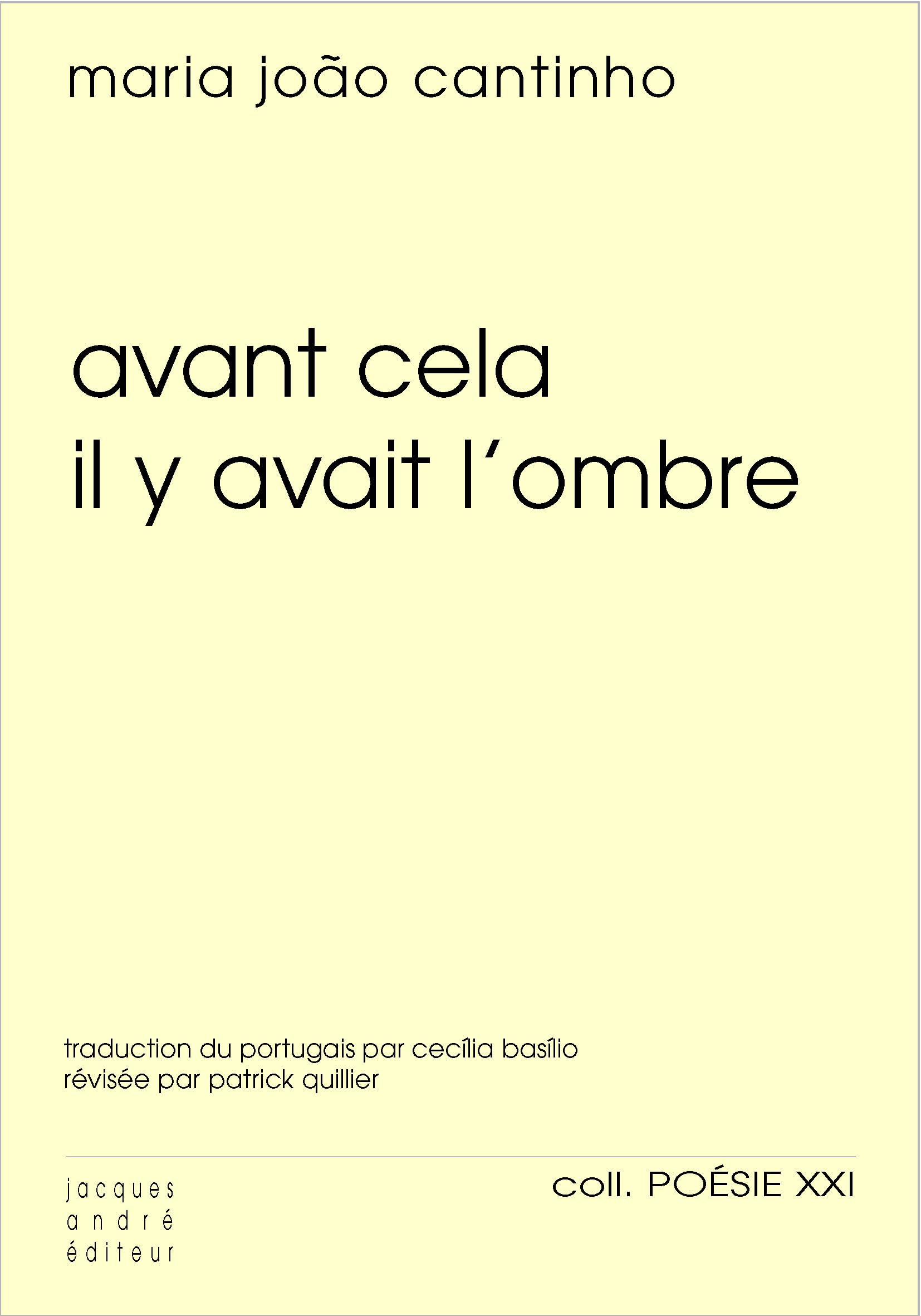 Avant cela il y avait l'ombre book
