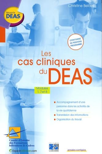 Les cas cliniques du DEAS: Modules 1, 7 et 8 book