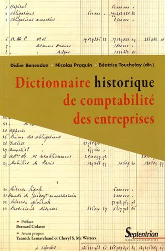 Dictionnaire historique de la comptabilité des entreprises book