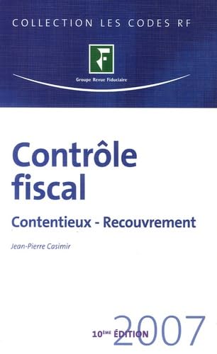Contrôle fiscal: Contentieux - Recouvrement book