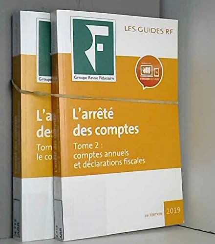 L'arrêté des comptes: Pack en 2 volumes : Tome 1, Le contrôle de la balance ; Tome 2 : Comptes annuels et déclarations fiscales Books