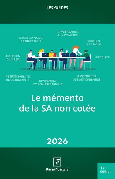 Le mémento de la SA non cotée : 2026 Law