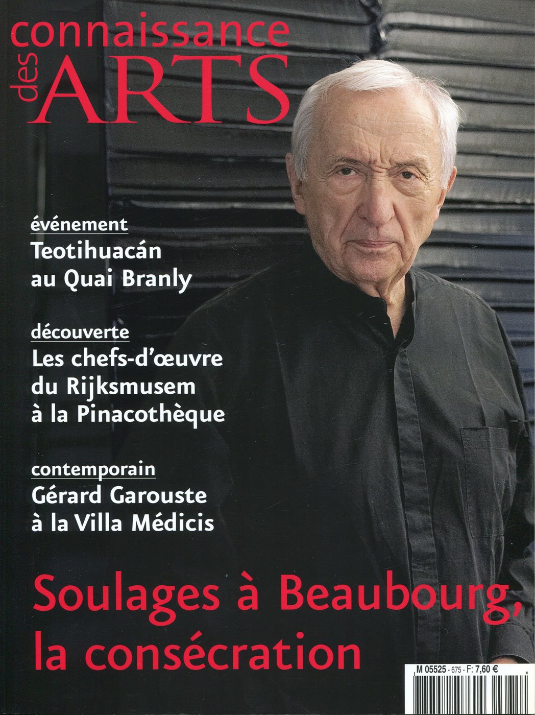 Connaissance Des Arts T.428; Pierre Soulages ; la rétrospective Books