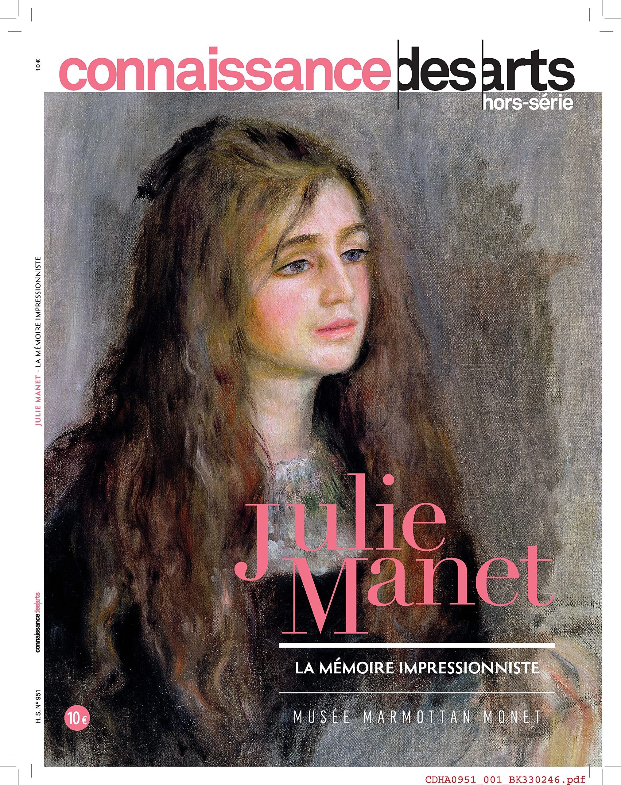 JULIE MANET - LA MEMOIRE IMPRESSIONNISTE book