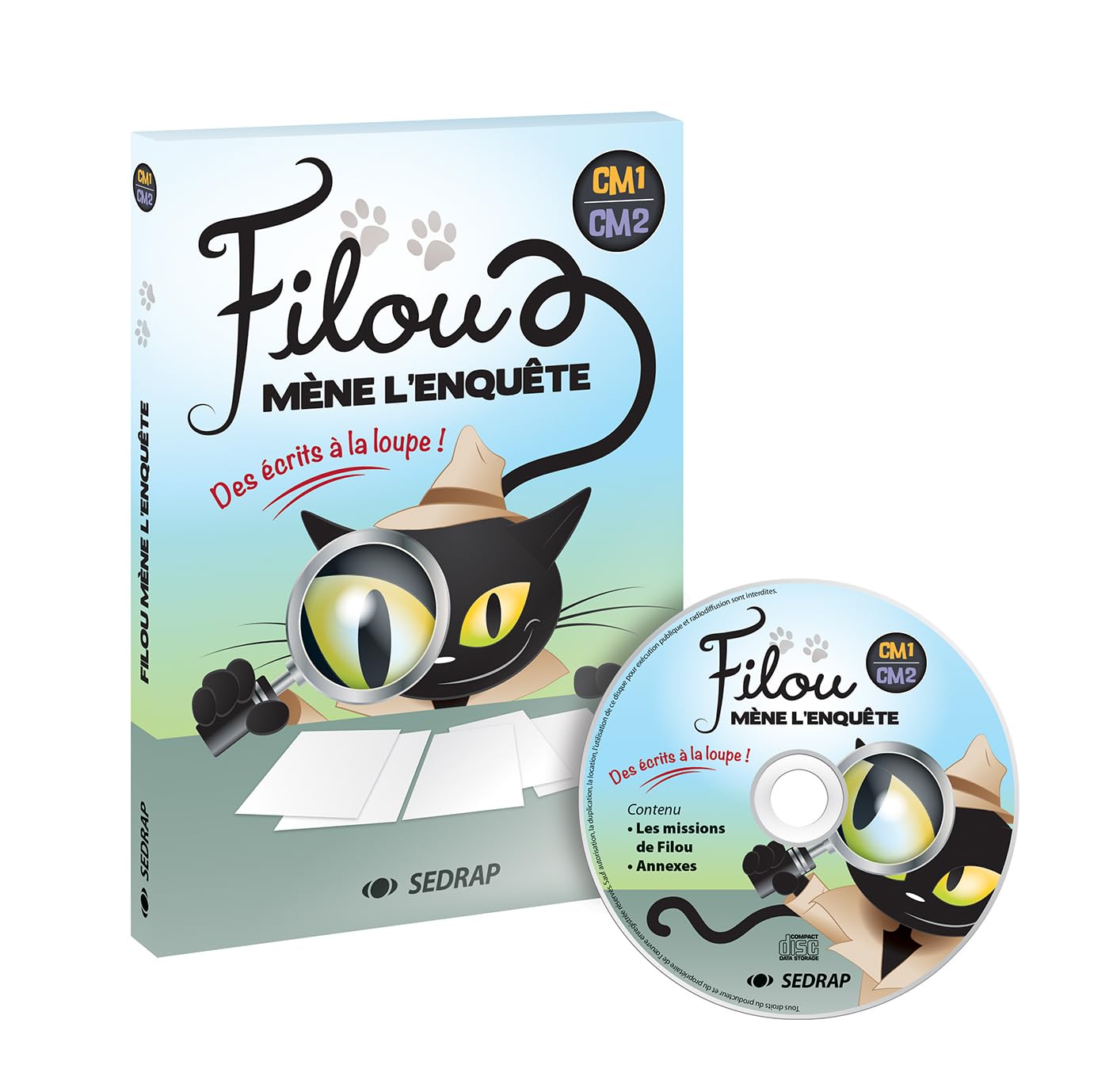 FILOU MENE L'ENQUETE CM1/CM2: Des écrits à la loupe ! Non-fiction