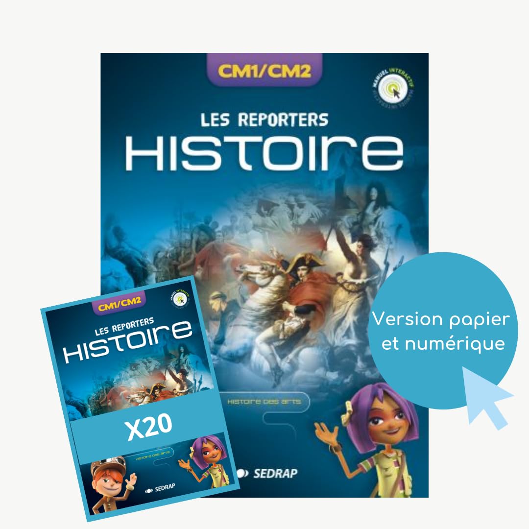 LES REPORTERS HISTOIRE - LOTS DE 20 MANUELS + VERSION INTERACTIVE book