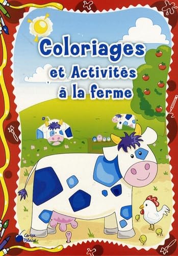 Coloriages et activités à la ferme book