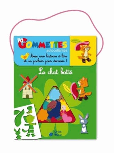 Le chat botté: 70 gommettes autocollantes book