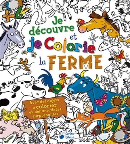 Je découvre et je colorie la ferme book