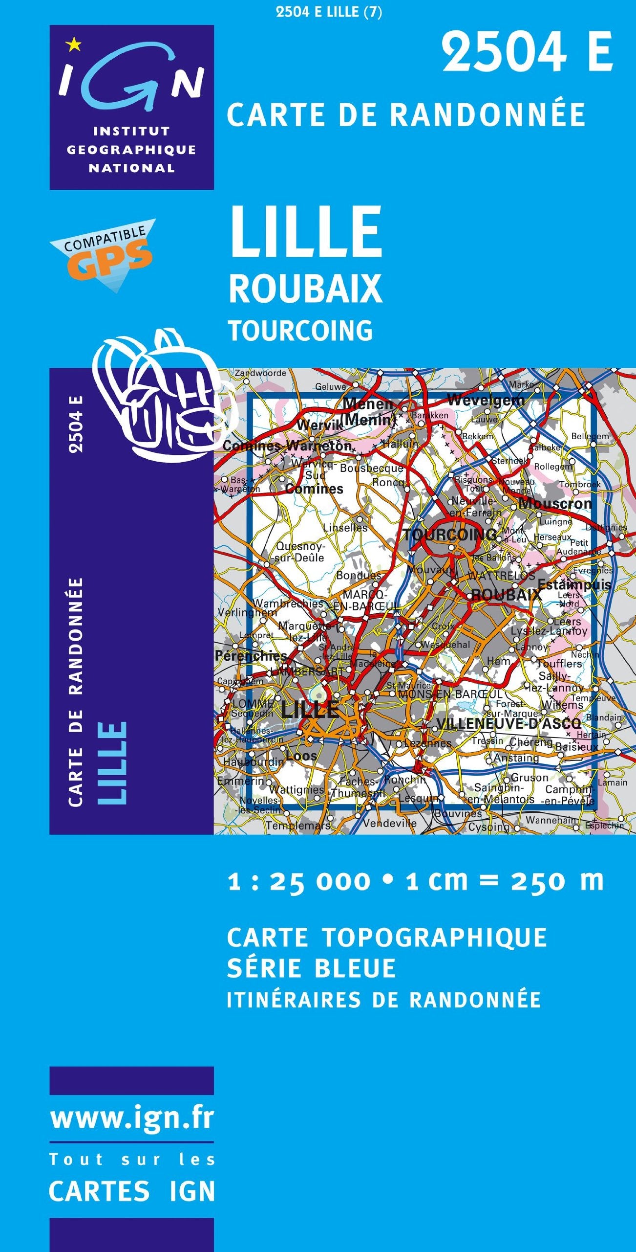 Lille / Roubaix / Tourcoing (2504E) (Série Bleue) Geology & Geography