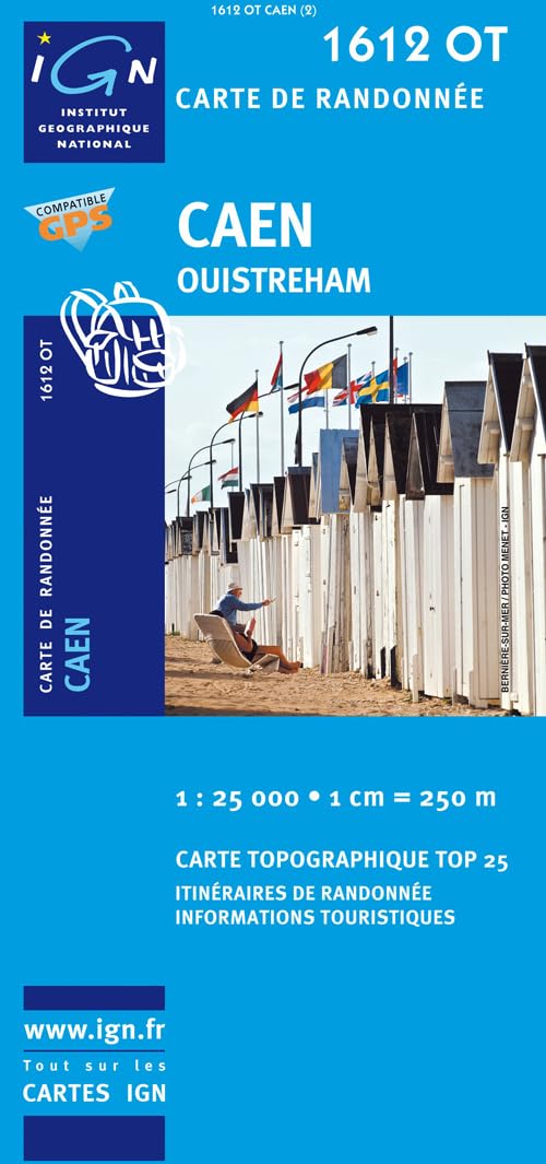 Caen Quistreham 1 : 25 000 Geology & Geography Books
