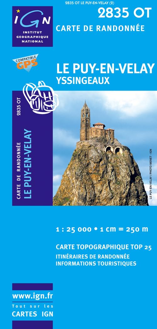 Le Puy-en-Velay / Yssingeaux (2835OT) (TOP 25) Geology & Geography
