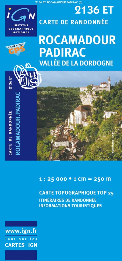 Rocamadour / Paridac 1 : 25 000: Vallée de la Dordogne (TOP 25) Leisure, Home & Garden