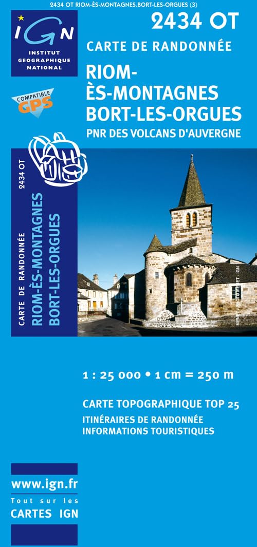 Riom-ès-Montagnes / Bort-Les-Orgues 1 : 25 000 Geology & Geography