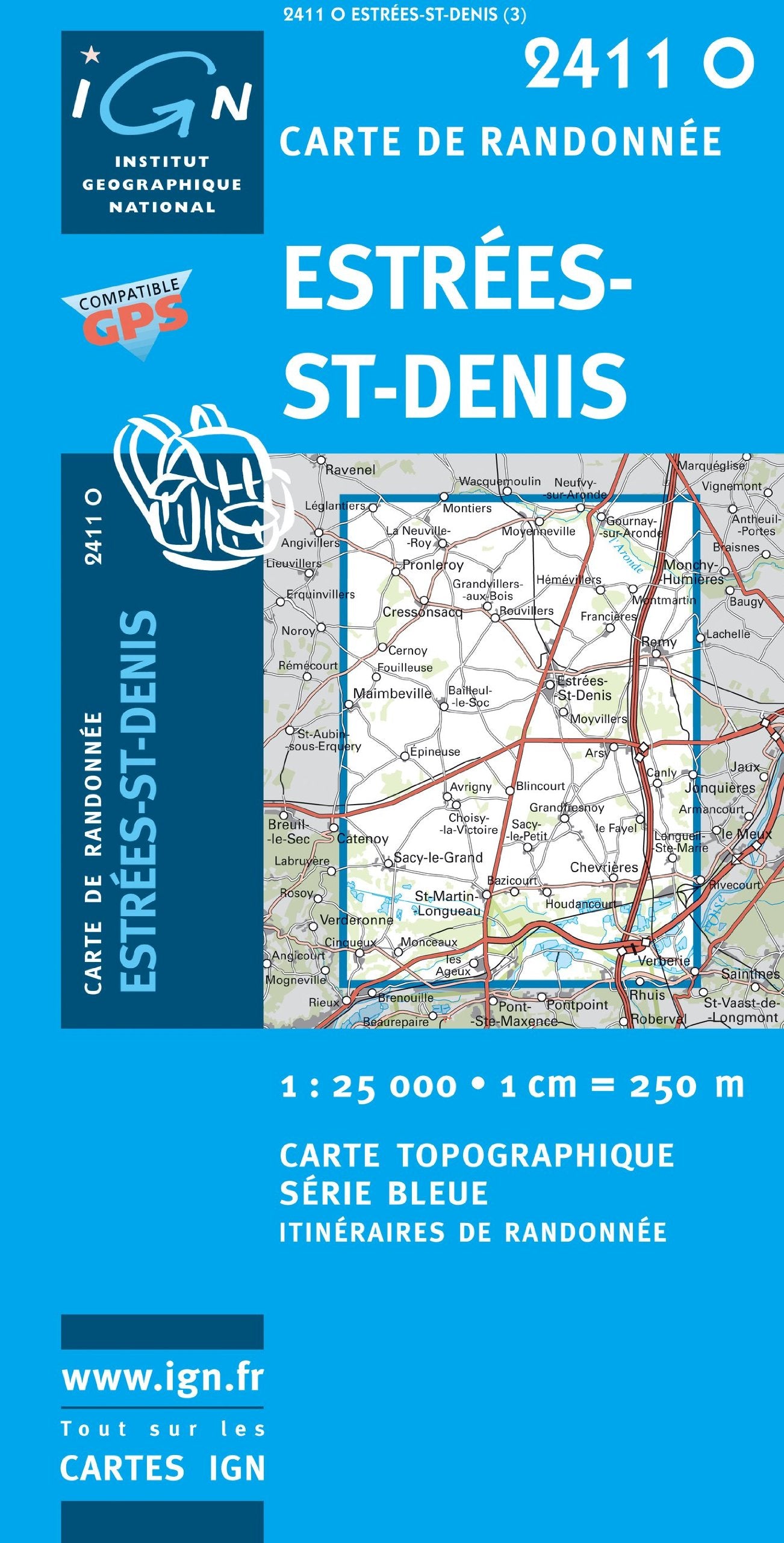 Product Image: Estrees-St-Denis 1 : 25 000