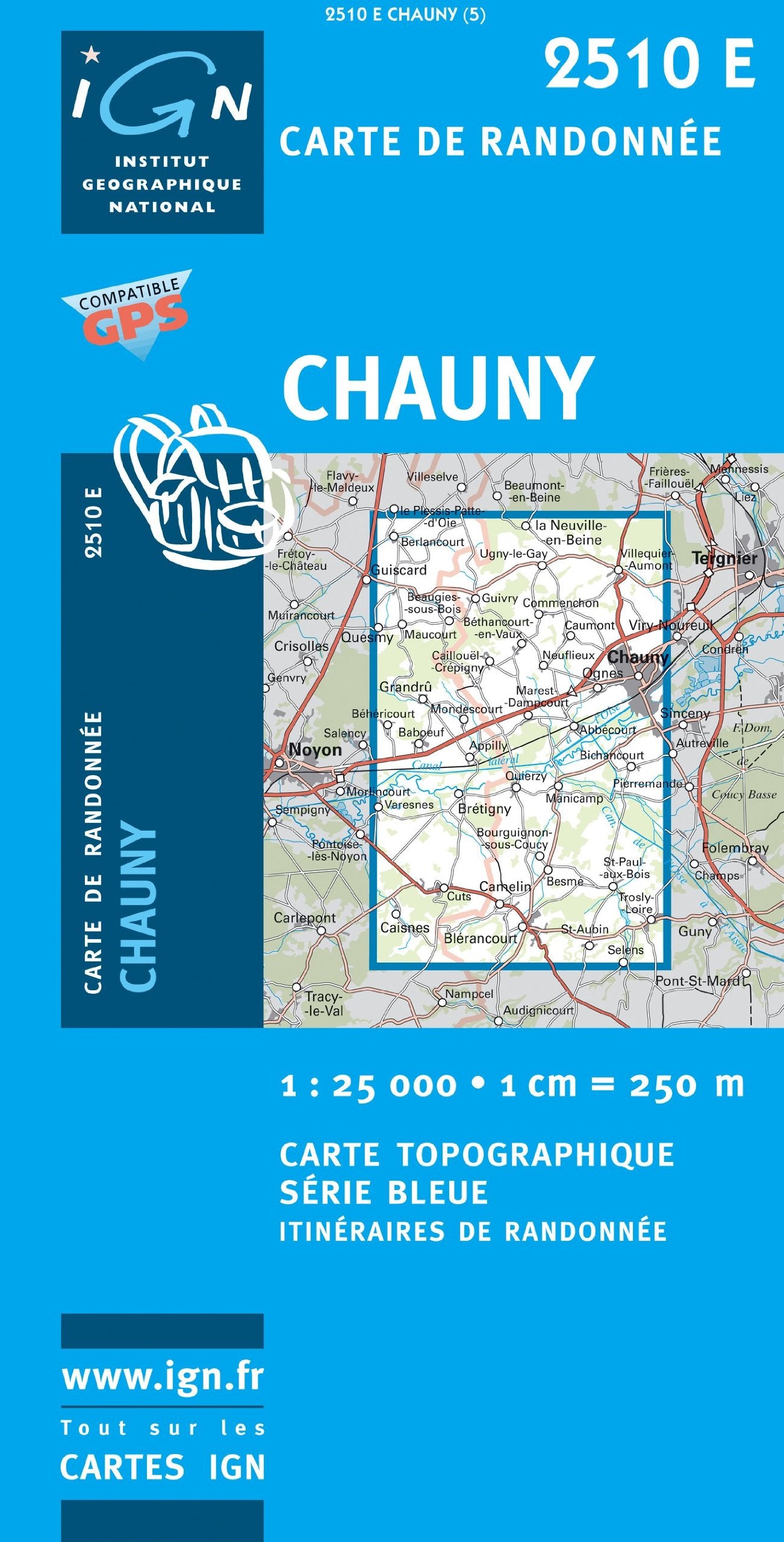 Chauny (2510E) (Série Bleue) Geology & Geography
