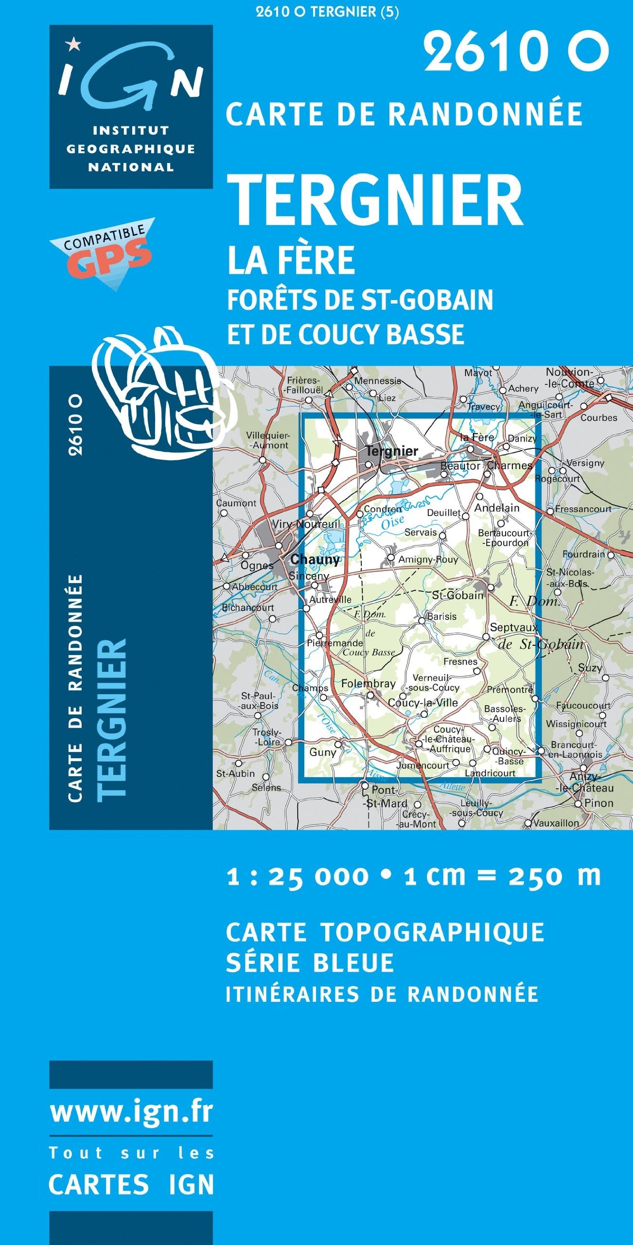 Tergnier / La Fère (2610O) (Série Bleue) Geology & Geography