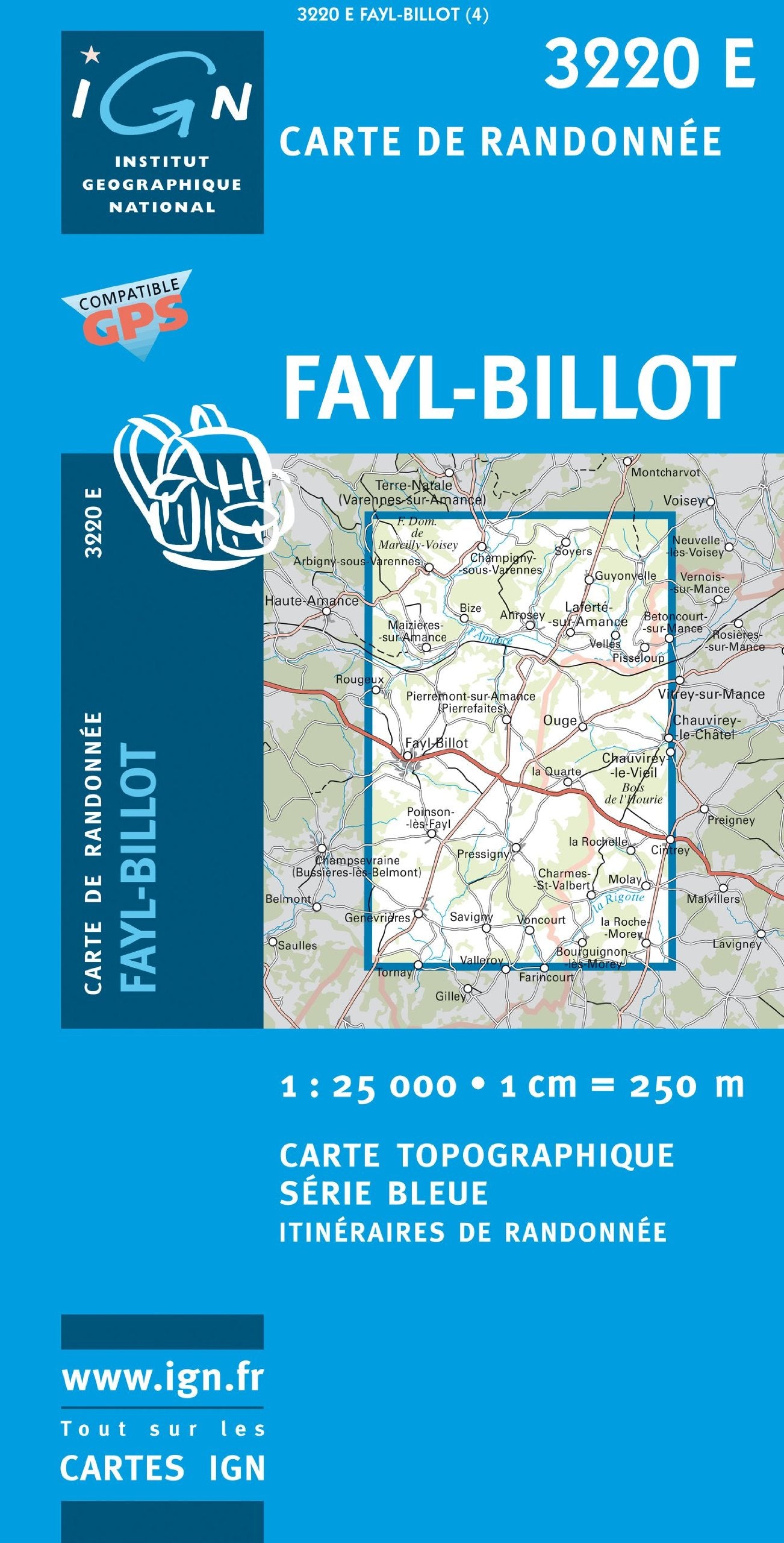 Fayl-la-Forêt (Fayl-Billot) gps (3220E) book