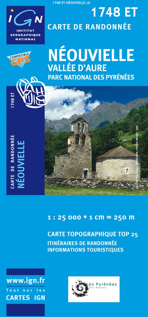 Néouvielle / Vallée d'Aure / PNR des Pyrénées (1748ET) (TOP 25) Geology & Geography