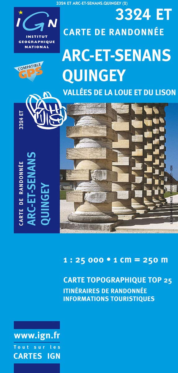 Arc-et-Senans / Quingey / Vallées de La Loue et du Lison (3324ET) (TOP 25) Geology & Geography