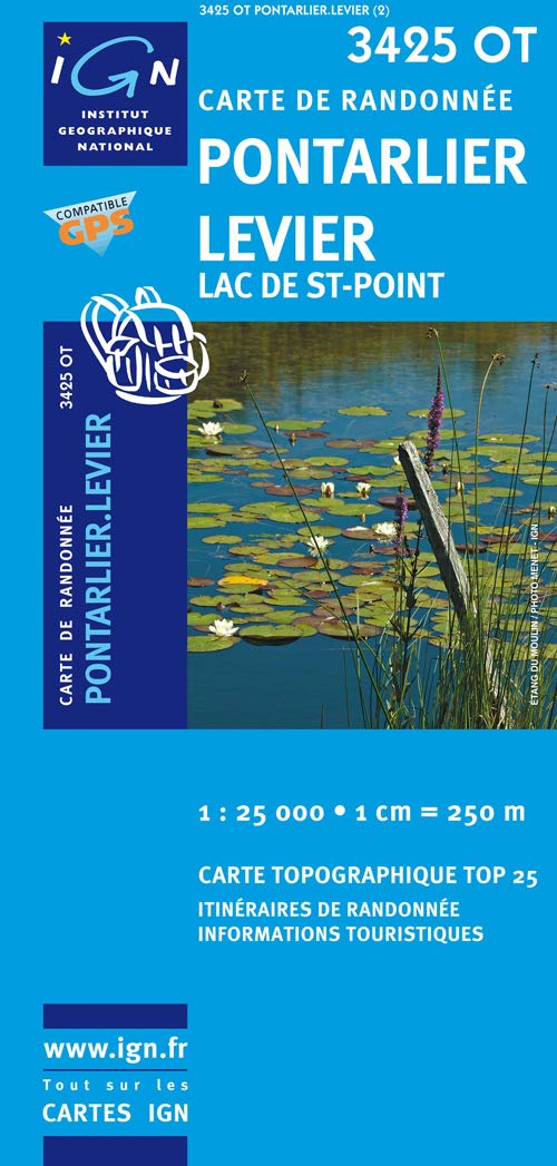 Pontarlier / Levier 1 : 25 000: Lac de St-Point (TOP 25) Leisure, Home & Garden