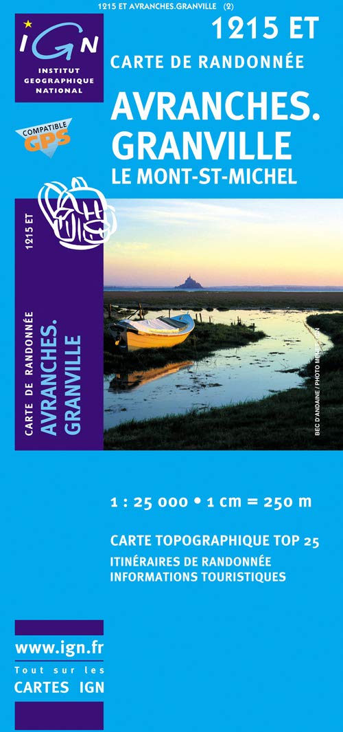 Avranches Granville 1 : 25 000: Le Mont-St-Michel (TOP 25) Leisure, Home & Garden