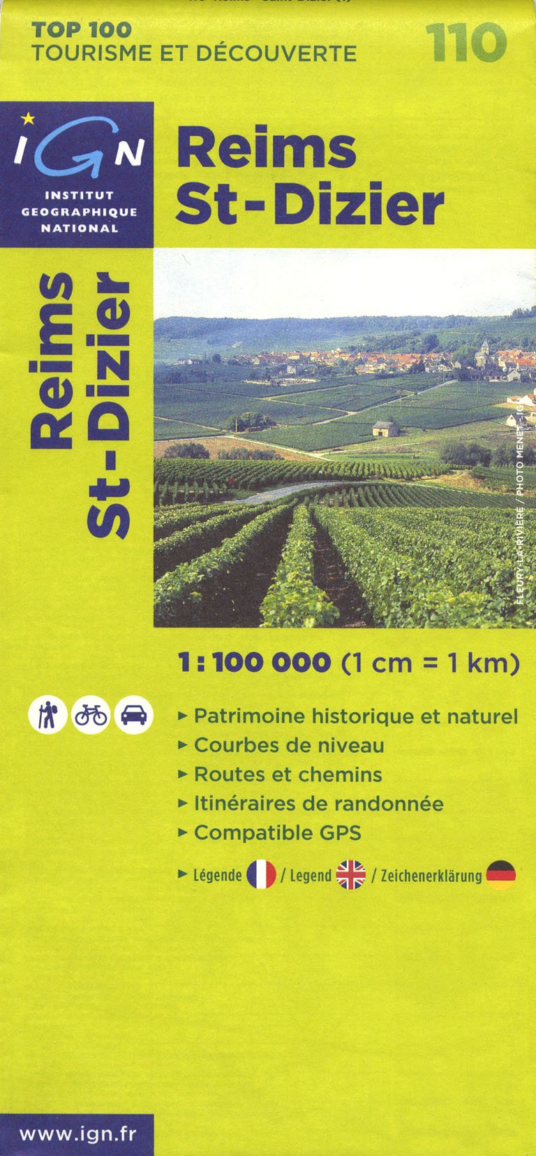 Reims/Saint-Dizier: IGN.V110 book