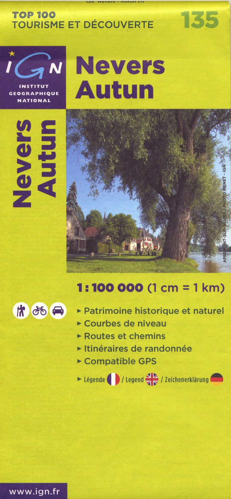 Nevers/Autun: IGN.V135 Leisure, Home & Garden