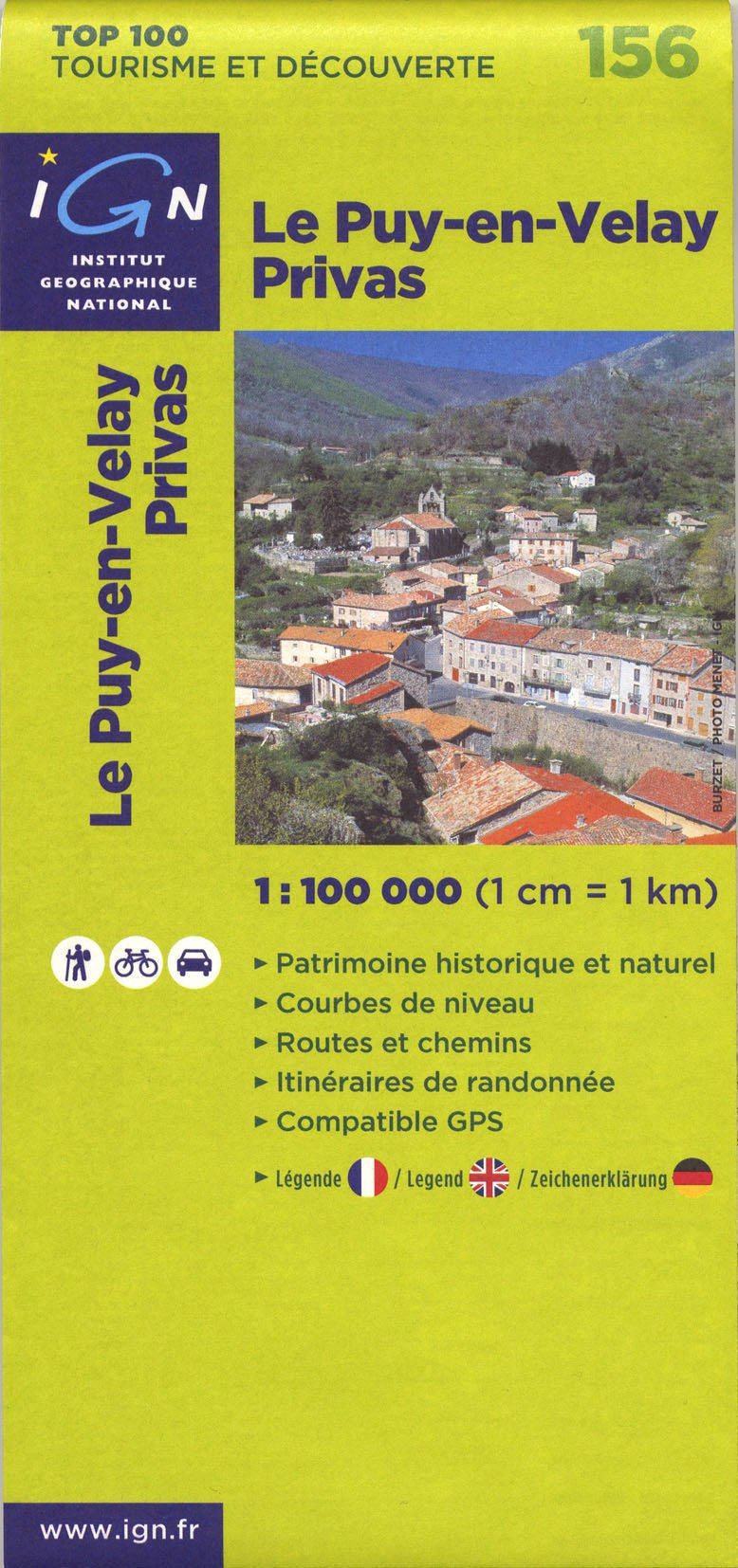 Le-Puy-en-Velay/Privas: IGN.V156 book