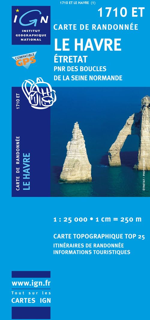 Le Havre / Etretat / PNR des Boucles Seine Normandie (1710ET) (TOP 25) Geology & Geography