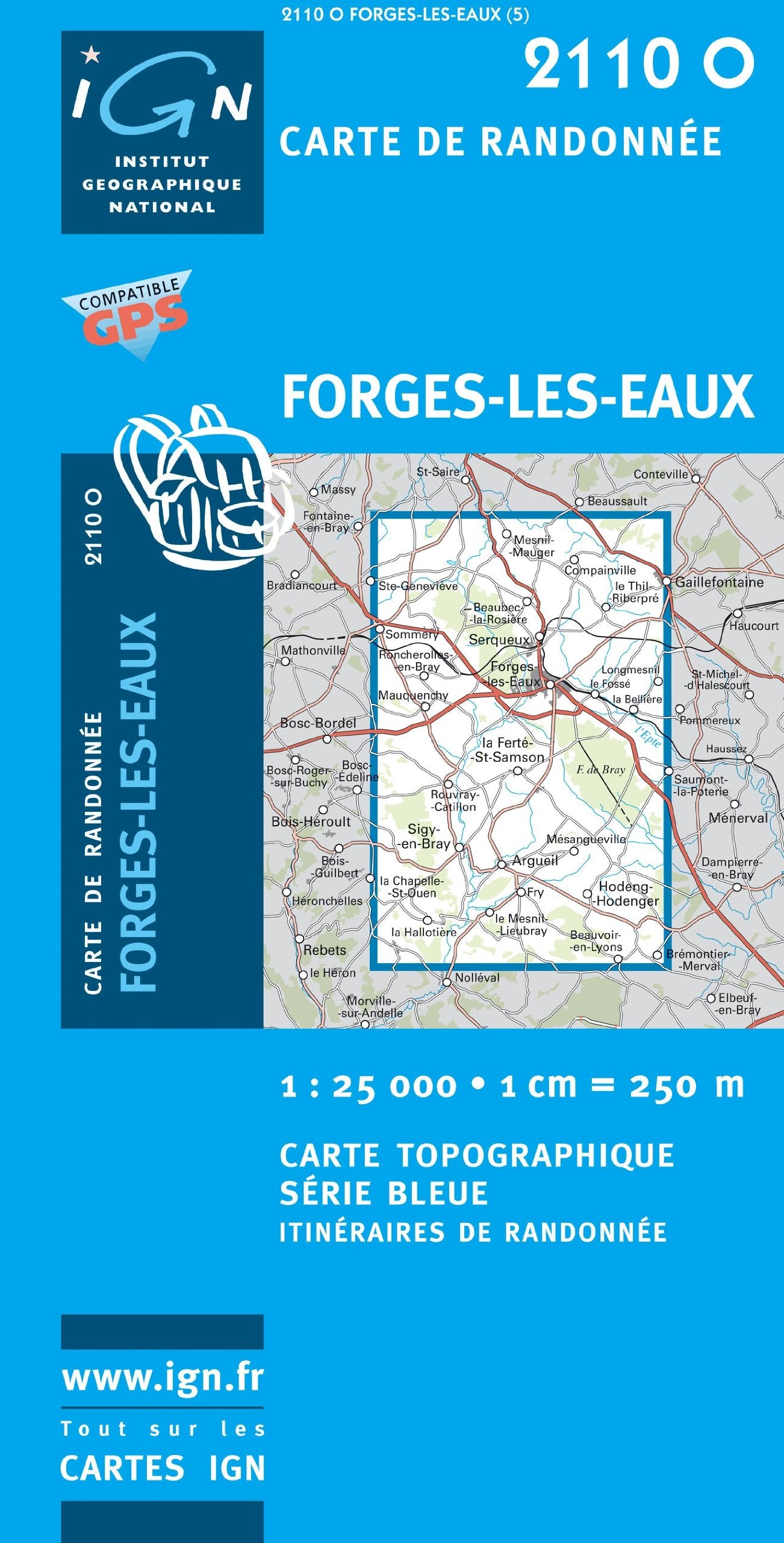 Product Image: Forges / Eaux 1 : 25 000