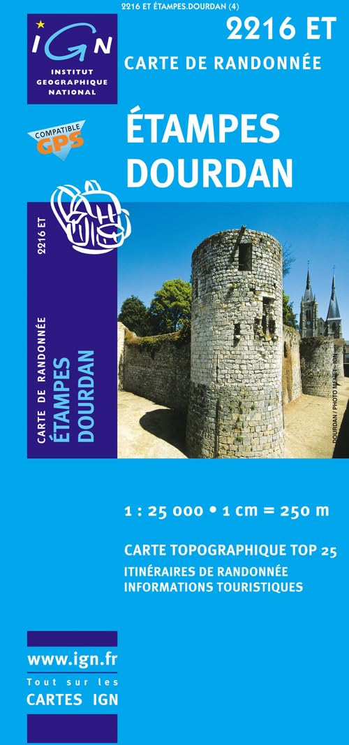 Étampes / Dourdan 1 : 25 000 (TOP 25) Leisure, Home & Garden