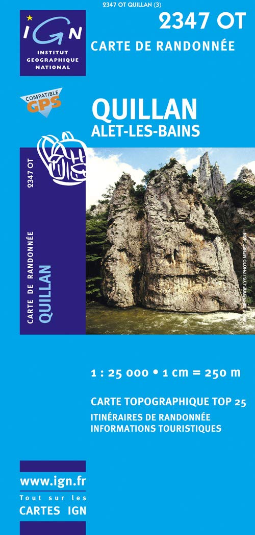 Quillan 1 : 25 000 (TOP 25) Leisure, Home & Garden