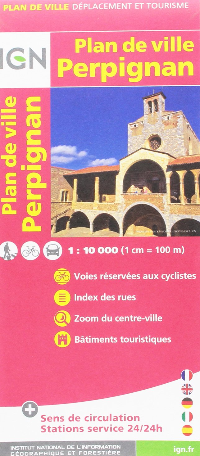 Perpignan: Plans des transports, numéros de rues, sens uniques, index des rues, parkings (Plan de ville, Band 72543) Leisure, Home & Garden