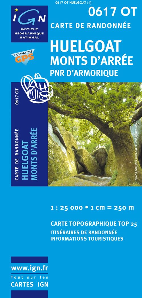 Huelgoat / Monts D'Arree / Armorique 1 : 25 000 (TOP 25) Leisure, Home & Garden