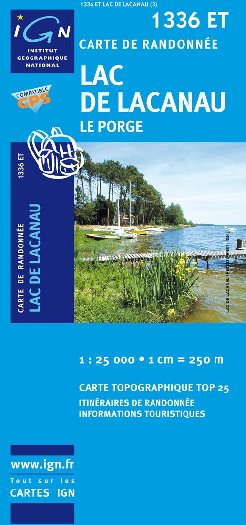 Lac de Lacanau / Le Porge gps (1336ET) (TOP 25) Geology & Geography