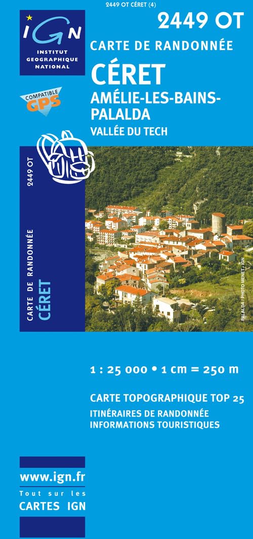 Ceret / Amelie-les-Bains-Palalda 1 : 25 000 Leisure, Home & Garden