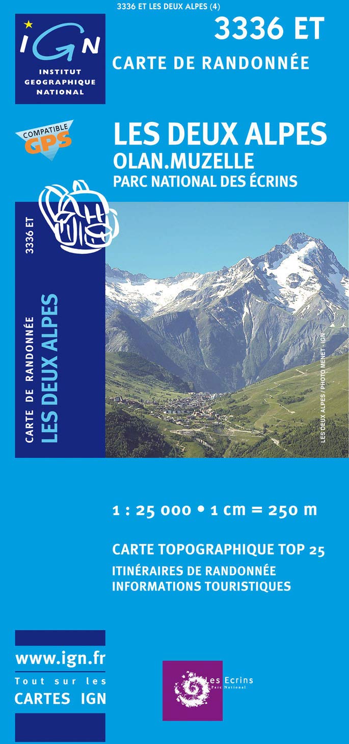 Les Deux Alpes / Parc des Ecrins 1 : 25 000 (TOP 25) Leisure, Home & Garden