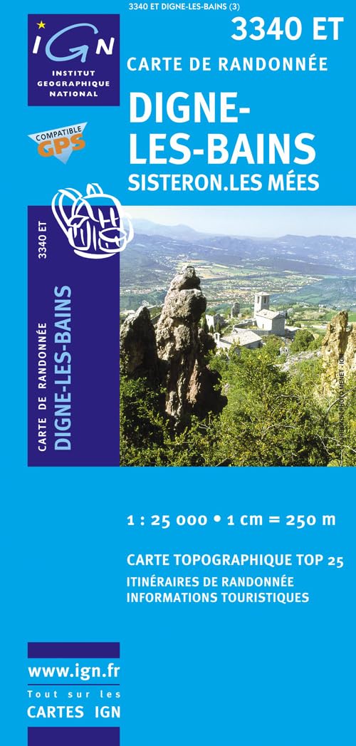 Digne-les-Bains / Sisteron / Les Mées 1 : 25 000 (TOP 25) Leisure, Home & Garden